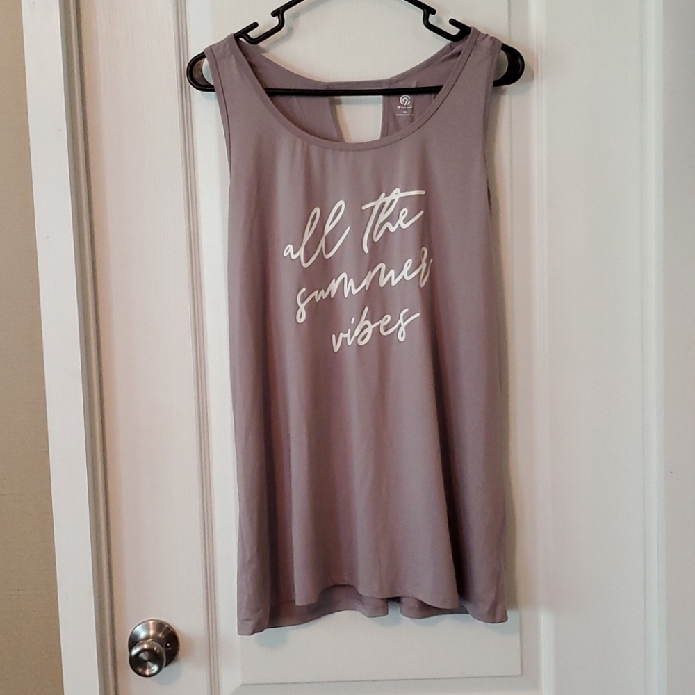 New All The Summer Vibes Champion Tank